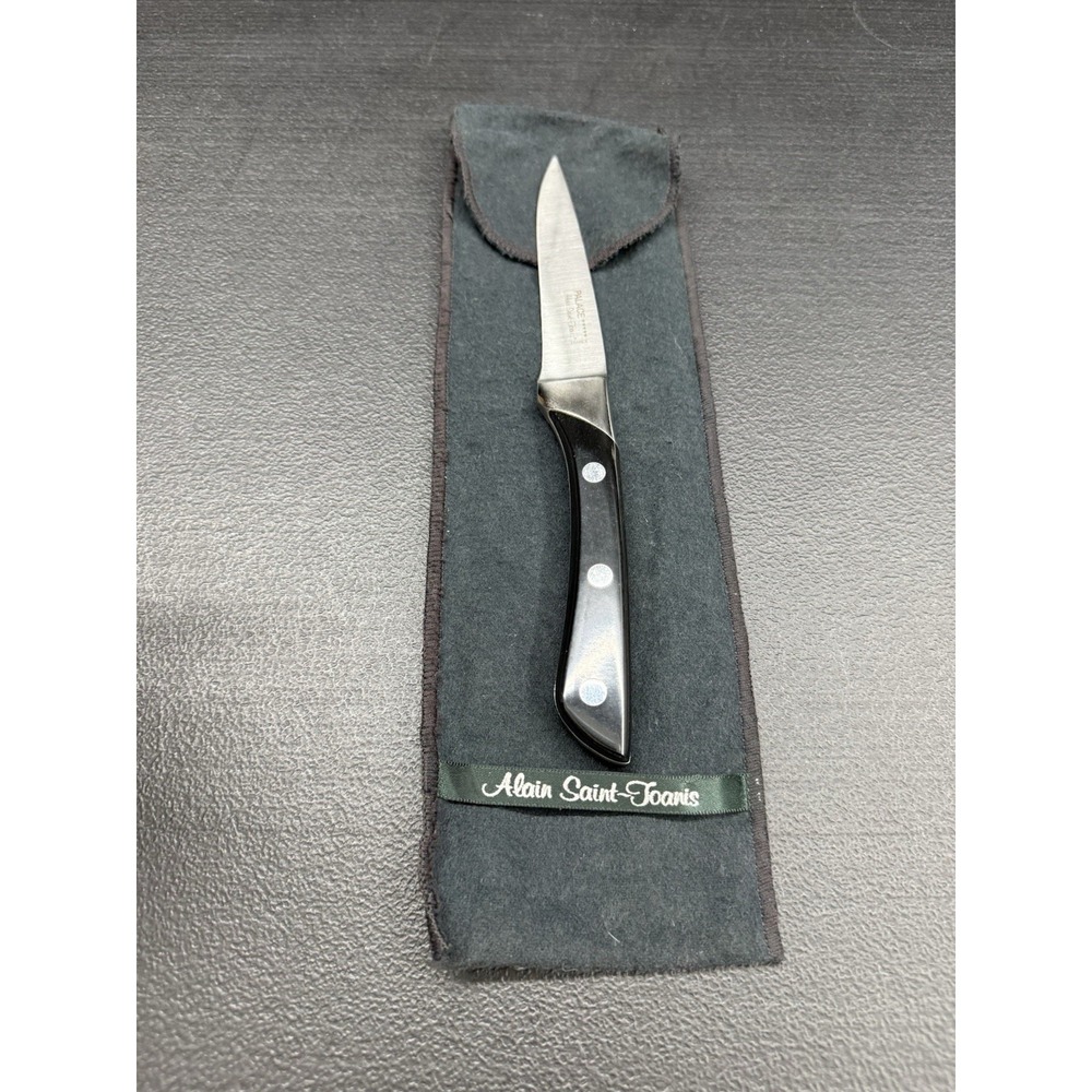 Alain Saint-1Piece Palace Five Star Steak Knives with Black Handles